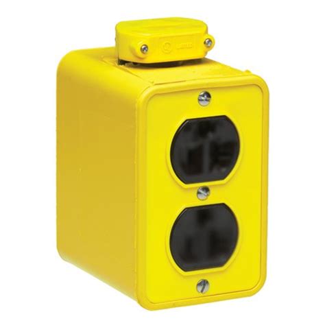 double c clamp cord grip electrical box|PORTABLE OUTLET BOXES .